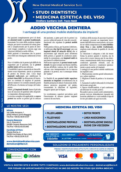 Il Corriere del Sud Ovest Milanese e New Dental Medical Service